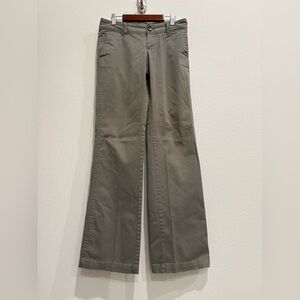 Banana Republic Women’s Ryan Fit Taupe/Tan Cotton Trousers, Size 0 EUC